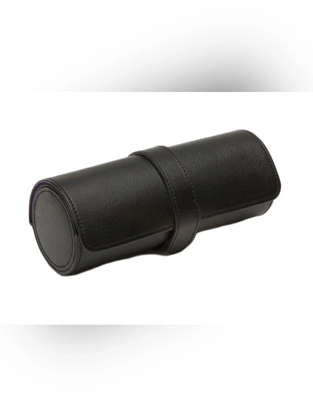 Heritage by WOLF Purple and Black Travel Watch Roll